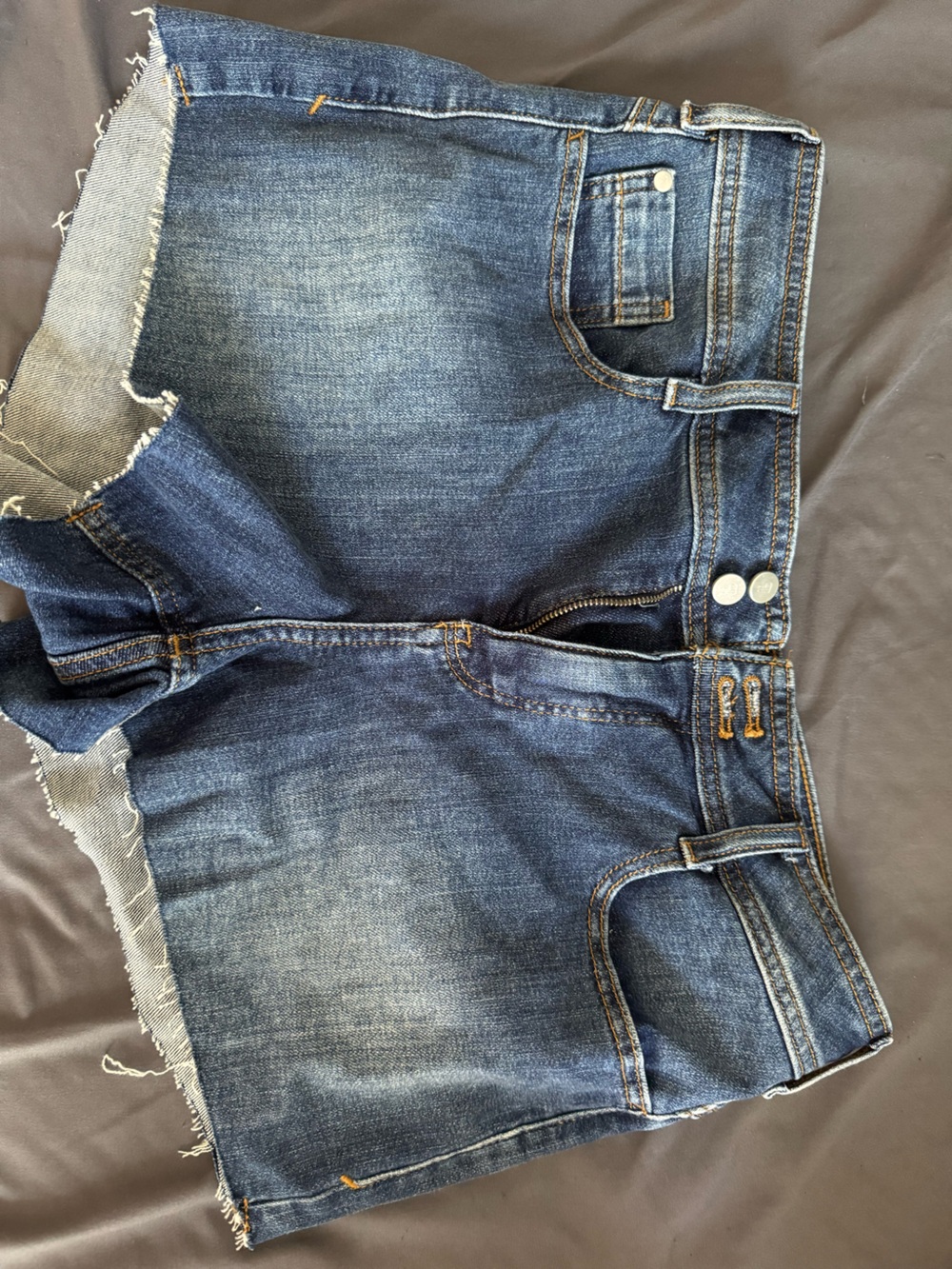 Anthropologie Dark Blue Denim Jean Shorts